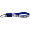 Branded Promotional AD-LOOP ¬Æ STANDARD KEYRING CHAIN in Blue Keyring From Concept Incentives.