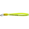 Branded Promotional AD-LOOP ¬Æ JUMBO KEYRING CHAIN in Yellow Keyring From Concept Incentives.