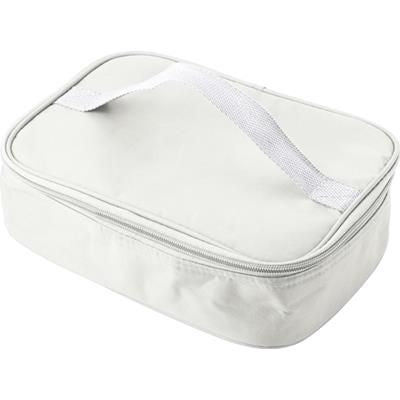 Branded Promotional COOL BAG & PLASTIC LUNCH BOX in White Lunch Box From Concept Incentives.