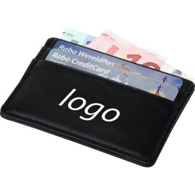 Branded Promotional CREDITPOUCH CARDHOLDER in Black Credit Card Holder From Concept Incentives.