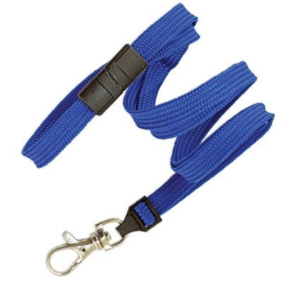 Branded Promotional TUBULAR 10MM BREAK-AWAY LANYARD with Trigger Hook Lanyard From Concept Incentives.