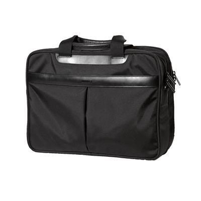 Branded Promotional HARVEST CAMPBELL EXPANDABLE LAPTOP BAG in Black Bag From Concept Incentives.