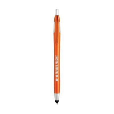 Branded Promotional PALITO TOUCH SCREEN STYLUS BALL PEN in Orange Pen From Concept Incentives.