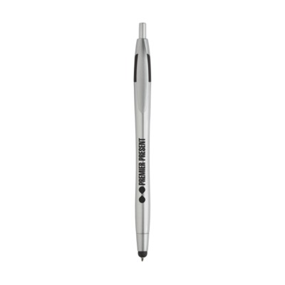 Branded Promotional PALITOTOUCH TOUCHPEN in Silver Pen From Concept Incentives.