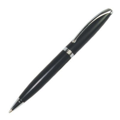 Branded Promotional CONGRESS BALL PEN in Black Pen From Concept Incentives.