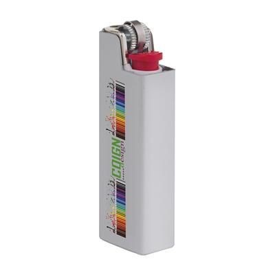 Branded Promotional BIC¬Æ ALUMINIUM METAL FLAT CASE BRITEPIX‚Ñ¢ Lighter From Concept Incentives.
