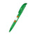 Branded Promotional SENATOR CHALLENGER CLEAR TRANSPARENT PLASTIC BALL PEN in Vivid Green Pen From Concept Incentives.