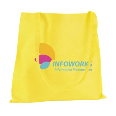 Branded Promotional SHOPPER SHOPPER TOTE BAG in White Bag From Concept Incentives.