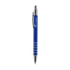 Branded Promotional NUANCE ALUMINIUM METAL BALL PEN in Blue Pen From Concept Incentives.