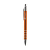 Branded Promotional NUANCE ALUMINIUM METAL BALL PEN in Orange Pen From Concept Incentives.