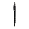 Branded Promotional NUANCE ALUMINIUM METAL BALL PEN in Black Pen From Concept Incentives.