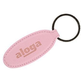 Branded Promotional BELLUNO PU OVAL KEYRING Keyring From Concept Incentives.