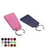 Branded Promotional BELLUNO ECONOMY TRAPEZE KEYRING FOB in Belluno PU Leather Keyring From Concept Incentives.