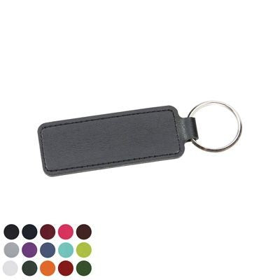 Branded Promotional BELLUNO ECONOMY KEYRING FOB in Belluno PU Keyring From Concept Incentives.