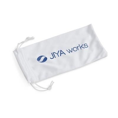 Branded Promotional SMARTPOUCH POUCH in White Mobile Phone Case From Concept Incentives.