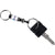 Branded Promotional DUO KEYRING in Silver Keyring From Concept Incentives.