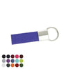 Branded Promotional DELUXE RECTANGULAR KEYRING FOB with Twist Ring in Belluno PU Leather Keyring From Concept Incentives.