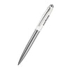 Branded Promotional SENATOR NAUTIC SILVER CHROME & SOFT LACQUER METAL BALL PEN in White Pen From Concept Incentives.