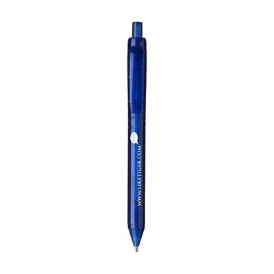 Branded Promotional BOTTLEPEN RPET PEN in Dark Blue Pen From Concept Incentives.