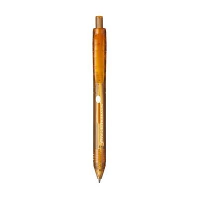 Branded Promotional BOTTLEPEN RPET PEN in Orange Pen From Concept Incentives.