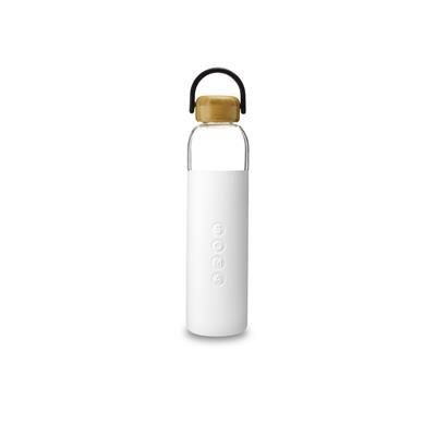 Branded Promotional SOMA GLASS WATER BOTTLE in White Bottle From Concept Incentives.