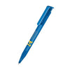 Branded Promotional SENATOR SUPER HIT FROSTED PLASTIC BALL PEN in Full Blue Pen From Concept Incentives.