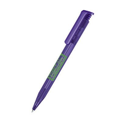 Branded Promotional SENATOR SUPER HIT FROSTED PLASTIC BALL PEN in Purple Pen From Concept Incentives.