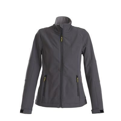 Branded Promotional PRINTER TRIAL LADIES SOFTSHELL JACKET Jacket From Concept Incentives.