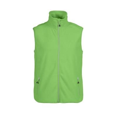 Branded Promotional SIDEFLIP FLEECE BODYWARMER VEST Fleece From Concept Incentives.