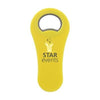 Branded Promotional MAGNETOPENER in Yellow Fridge Magnet From Concept Incentives.