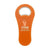 Branded Promotional MAGNETOPENER in Orange Fridge Magnet From Concept Incentives.