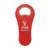 Branded Promotional MAGNETOPENER in Red Fridge Magnet From Concept Incentives.