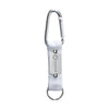 Branded Promotional KEYTEX CARABINER HOOK in White Keyring From Concept Incentives.