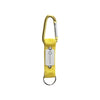 Branded Promotional KEYTEX CARABINER HOOK in Yellow Keyring From Concept Incentives.