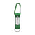 Branded Promotional KEYTEX CARABINER HOOK in Dark Green Keyring From Concept Incentives.