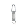 Branded Promotional KEYTEX CARABINER HOOK in Grey Keyring From Concept Incentives.