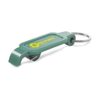 Branded Promotional CHECK-UP KEY OPENER in Green Bottle Opener From Concept Incentives.