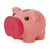 Branded Promotional PIGGY BANK MONEY BOX in Pink Money Box From Concept Incentives.