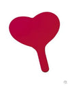 Branded Promotional PLASTIC HEART FAN Fan From Concept Incentives.