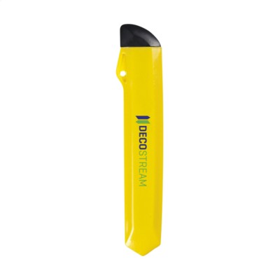 Branded Promotional JUMBO HOBBY KNIFE in Yellow Knife From Concept Incentives.