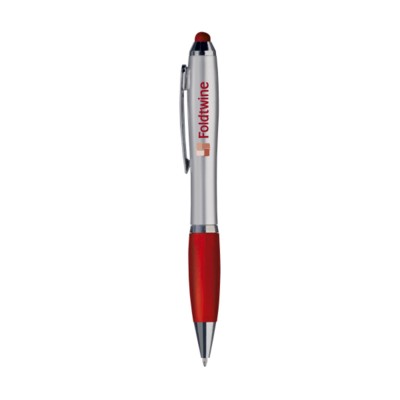 Branded Promotional ATHOSTOUCH PEN in Red Pen From Concept Incentives.