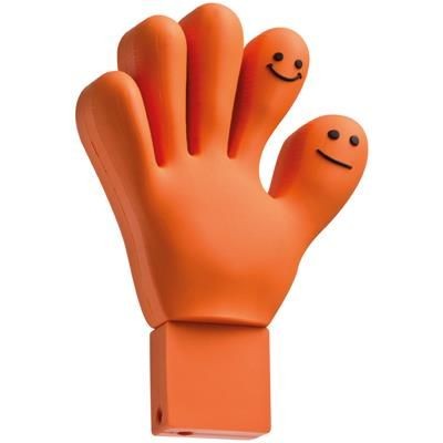 Branded Promotional 8GB USB STICK in Orange Memory Stick USB From Concept Incentives.