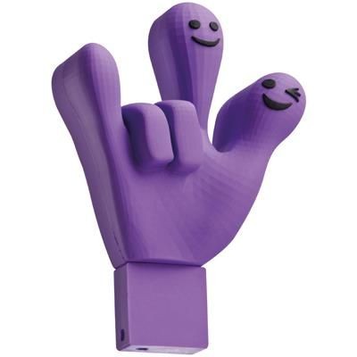 Branded Promotional 8GB USB STICK in Violet Memory Stick USB From Concept Incentives.