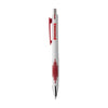 Branded Promotional GROOVE PEN in Red Pen From Concept Incentives.