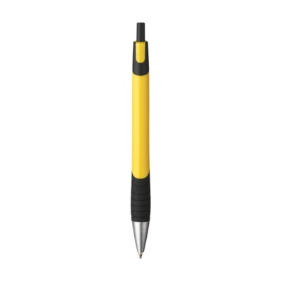 Branded Promotional TIMOTHY PEN in Yellow Pen From Concept Incentives.