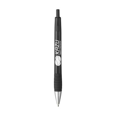 Branded Promotional TIMOTHY PEN in Black Pen From Concept Incentives.