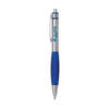 Branded Promotional BRIGHTCOLOR RETRACTABLE METAL BALL PEN in Blue Pen From Concept Incentives.