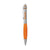 Branded Promotional BRIGHTCOLOR RETRACTABLE METAL BALL PEN in Orange Pen From Concept Incentives.