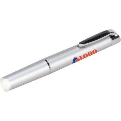 Branded Promotional CLIPLED TORCH in Silver Torch From Concept Incentives.