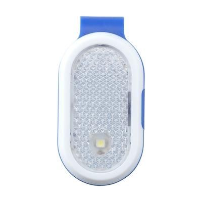 Branded Promotional CLIP REFLECTION LIGHT in Blue Reflector From Concept Incentives.
